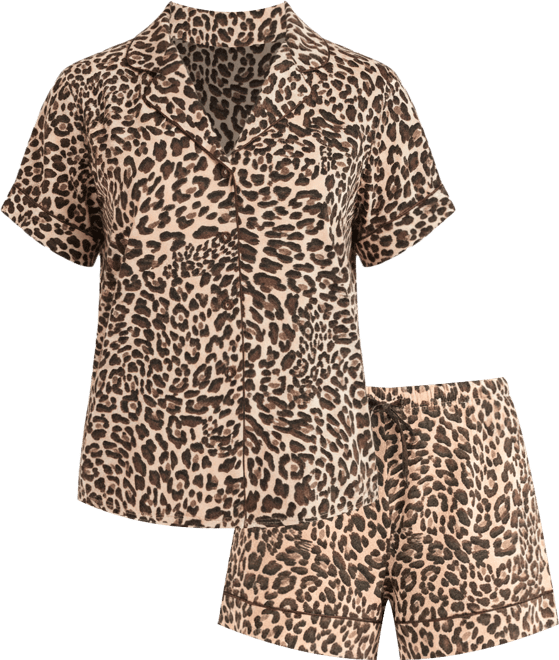 Jane Women's Pajama Shirt & Shorts Set