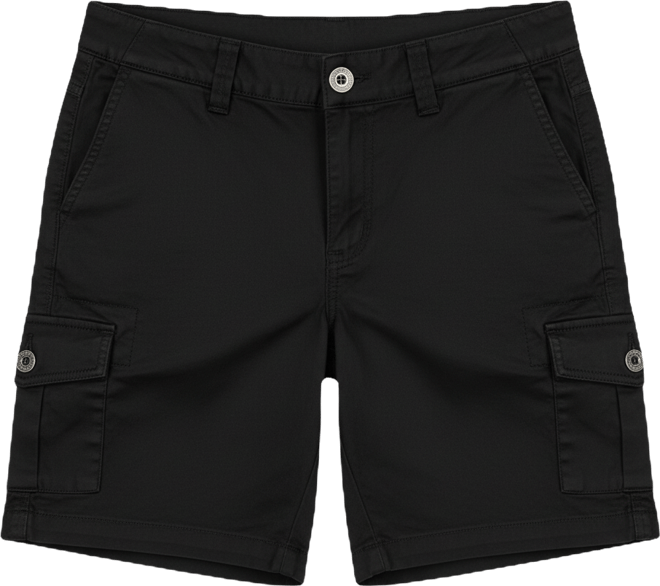 Women's Petite Mid-Rise Comfort-Waist Cargo Shorts, Macy's Exclusive