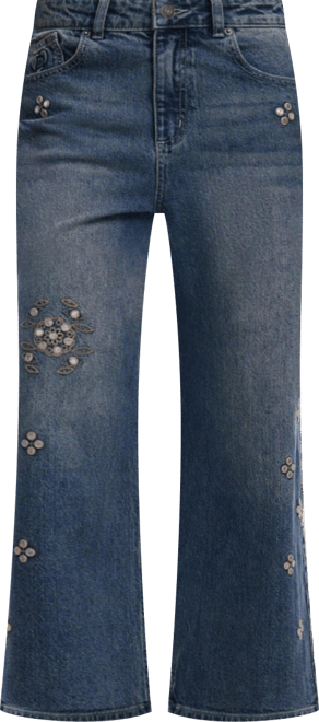 Women's Mirror culotte jeans