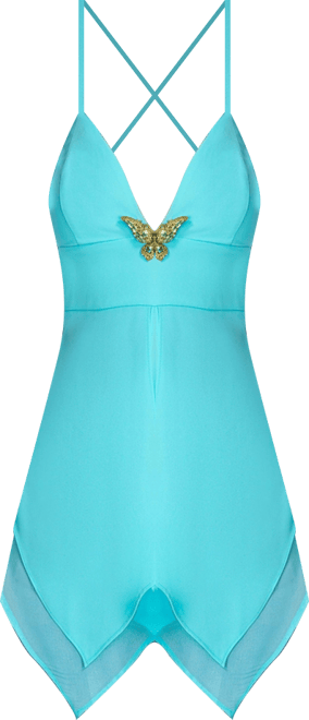 Asymmetric Butterfly Tank Top