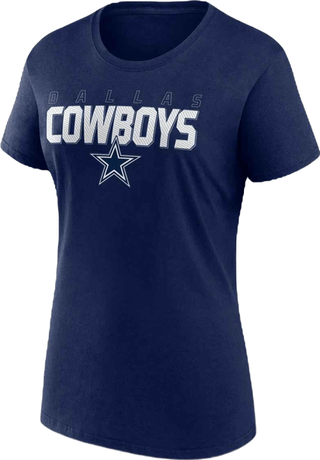 Women's Navy Dallas Cowboys Lean T-Shirt