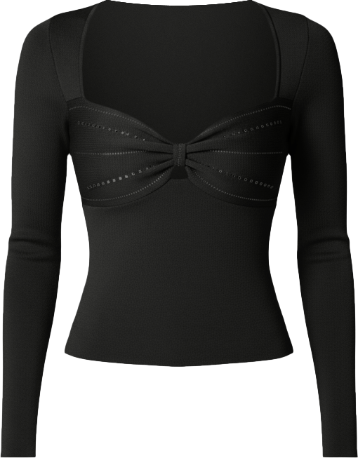 Embelished Long Sleeve Sweater