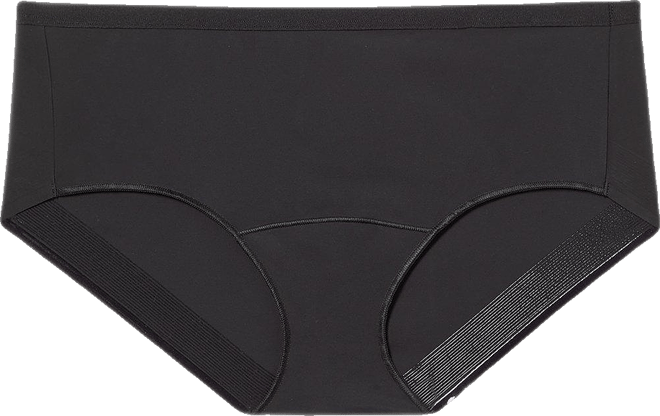 Microfiber Mid-Rise No Show Hipster Panty
