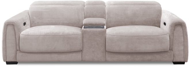 Brownell 3-Pc.Sofa Sectional with 2 Power Motion Chairs & 1 Console, Exclusively at Macy's