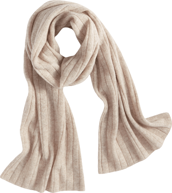 Ribbed 100% Cashmere Scarf, Created for Macy's