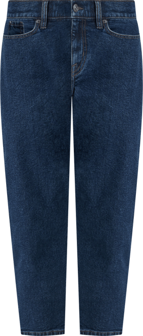 Petite Mid-Rise Barrel-Leg Jeans