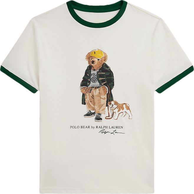 Big Boys Polo Bear Cotton Ringer T-Shirt
