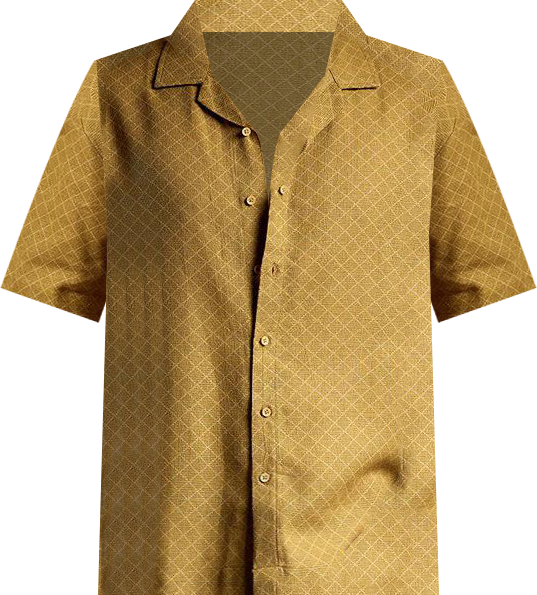 Men's Quad-Lined Oversized Shirt