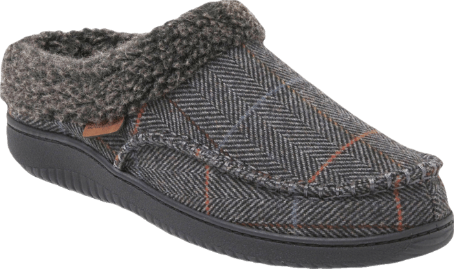 Men's Marshall Microsuede Moccasin Toe Clog House Shoe Slipper