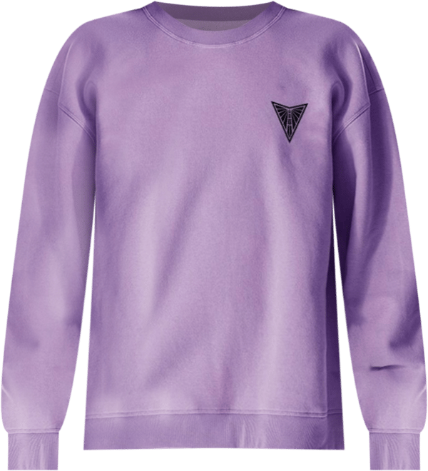 Men's and Women's Violet Golden State Valkyries Dye Fleece Pullover Crew Sweatshirt