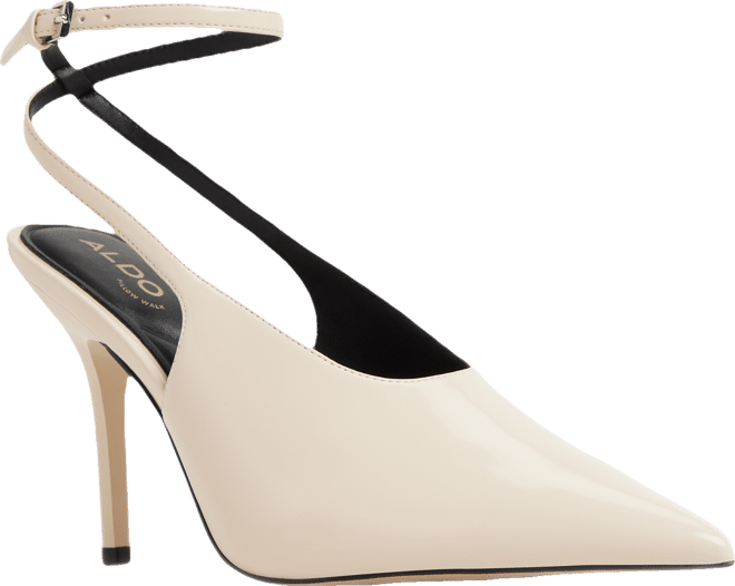 Women's Lisandre High-Vamp Ankle-Wrap Heeled Pumps