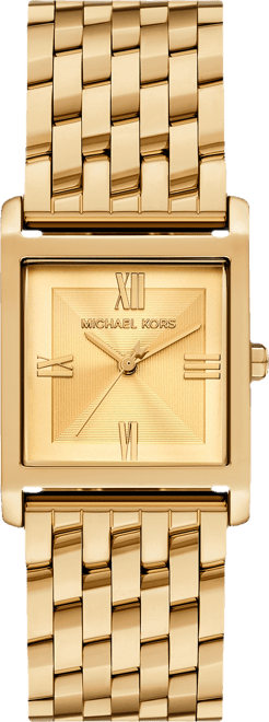 Women's&nbsp;Georgie Three-Hand Gold-Tone Stainless Steel Watch, 27mm