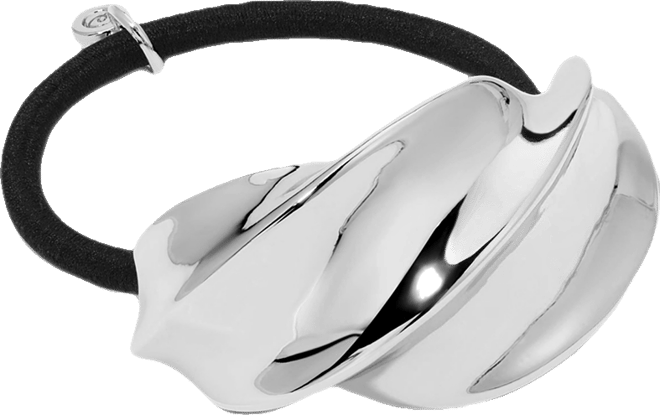 Silver Twist Hair Tie