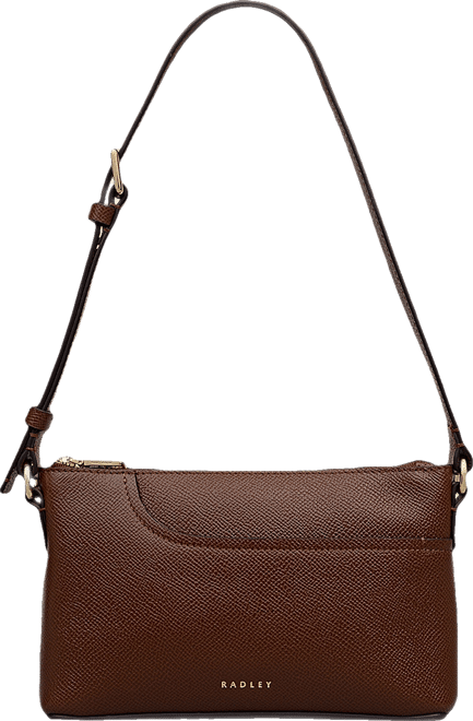 Pockets Texture Mini Zip Top Shoulder Bag