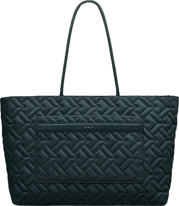 Holland Park Quilted Extra Large Zip Top Tote Bag