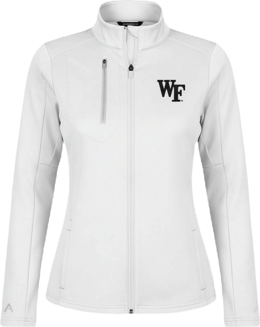Women's White/Silver Wake Forest Demon Deacons Generation Full-Zip Jacket