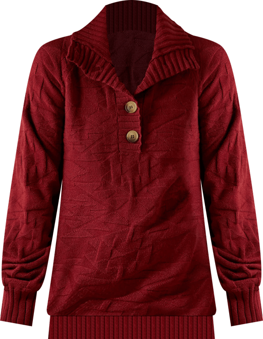 Women's Ornate Pullover Sweater
