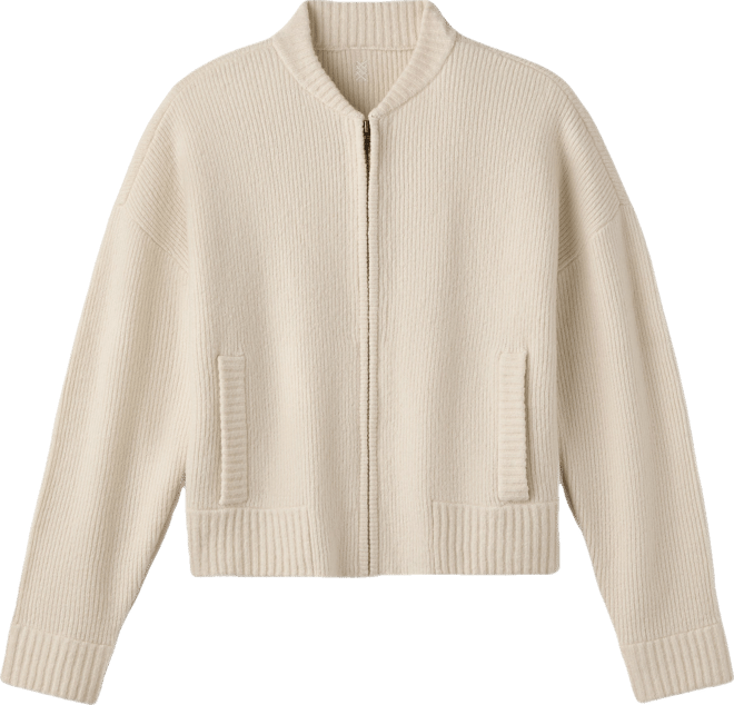 アウターその他 ROCKCAKE Sports 96 Full Zip Cardigan Ivory RC24KN01700 Westside Full Zip Cardigan | Rhone Apparel