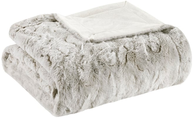 Zuri Faux-Fur Throw, 60" x 70"