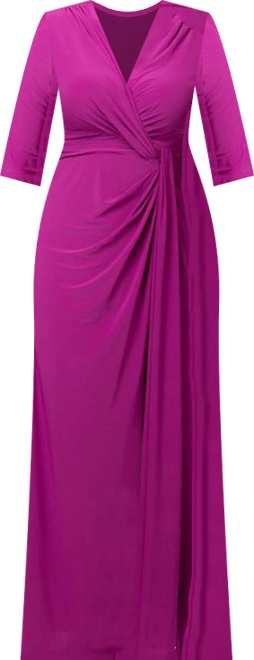 Women's Plus Size Evening Romance Long Gown