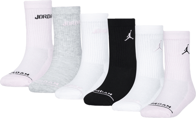 Big Girls 6-Pack Legend Crew Socks