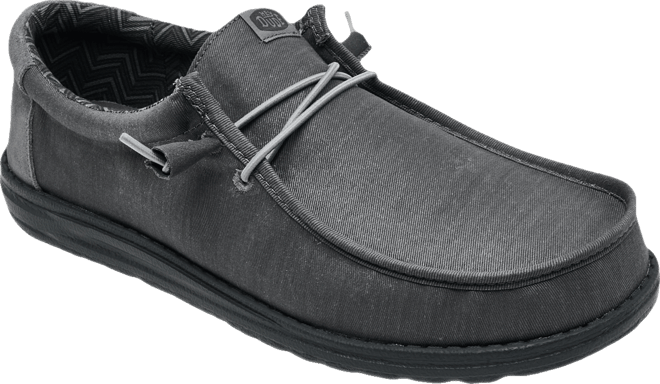Men's Wally Stretch Canvas Slip-On Casual Moccasin Sneakers from Finish Line