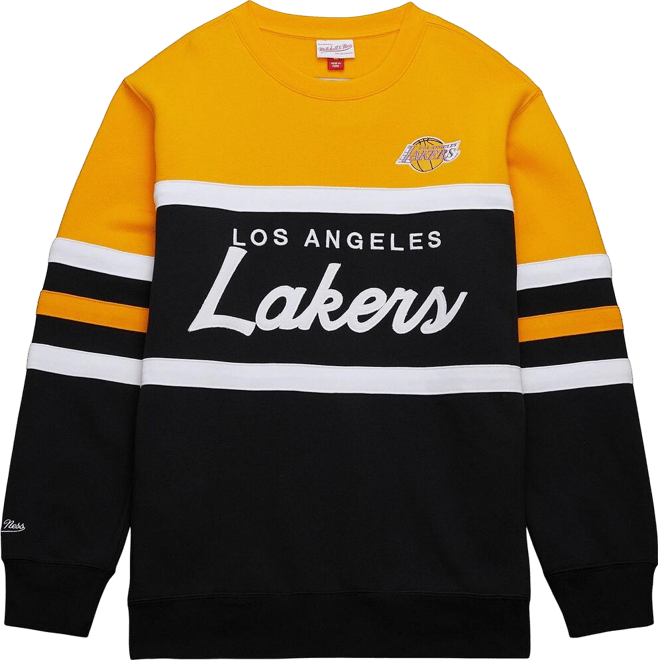 Women's Gold Los Angeles Lakers Hardwood Classics Pullover Sweatshirt