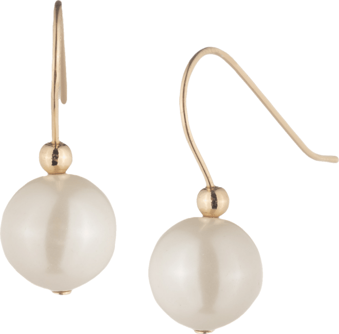 Imitation Pearl Drop Earrings
