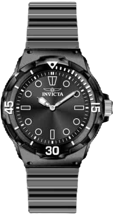 Women's 49208 Celestial Quartz 3 Hand Black Dial Watch