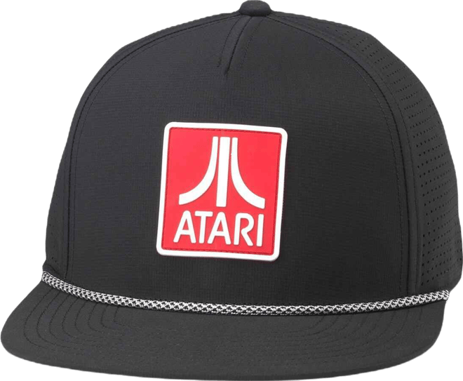 Men's and Women's Black Atari Buxton Pro Snapback Hat