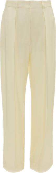 Wide Leg Trouser In Ivory