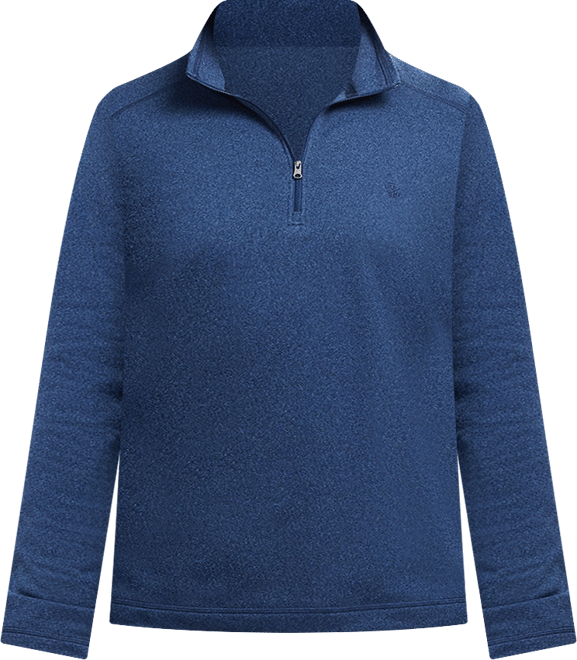 【IONSEOUL】Pfizer Fleece Long Sleeve 4JH562 Sport-Tek PosiCharge Sport-Wick Heather Fleece 1/4-Zip