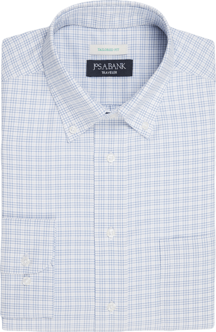 large check dress shirt The Icon Shirt in Large Check Navy Wide Check / XS