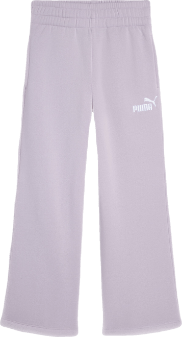 PUMA Basics Big Kids' Wide Leg Fleece Pants