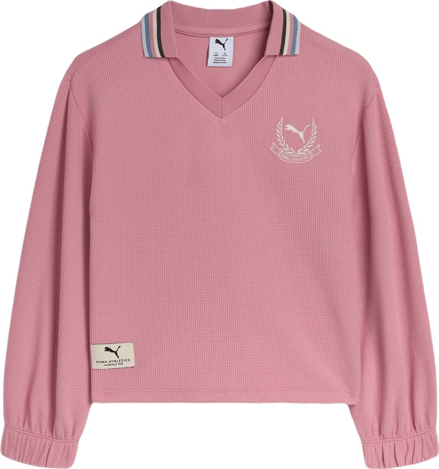 PUMA Class Pack Big Kids' Polo Waffle Knit Polo