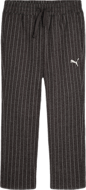 PUMA Class Pack Big Kids' Faux Wool Tapered Pants