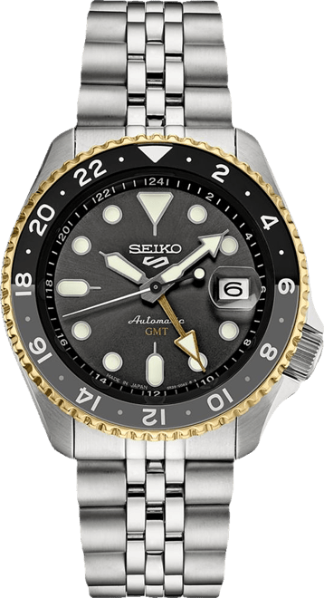 Seiko Watch 5 Sports GMT Watch, 43mm | Bloomingdale's Jewelry