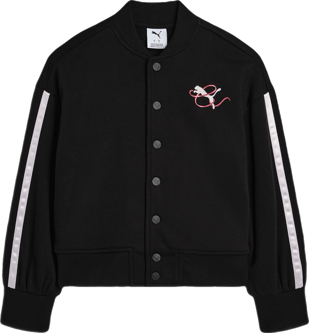 PUMA Bow Society Big Fleece Track Jacket, Kids