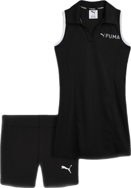 PUMA Active Essentials Big Moisture Wicking Tank Top and Shorts Set, Kids