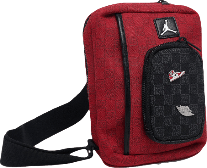 NIKE JORDAN 23 モノグラム スリングバッグ 3L レッド Jordan Monogram Sling Bag (3L) | JD Sports