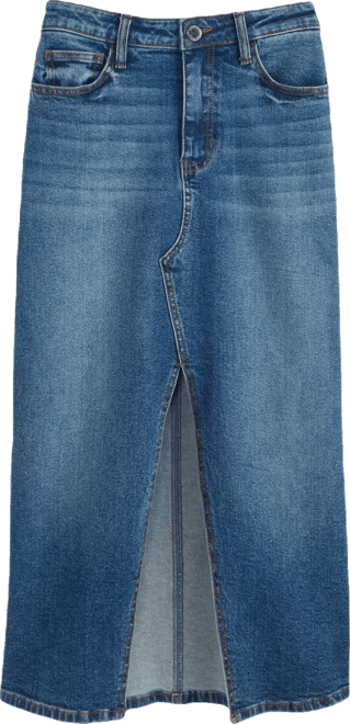 Women's Denim Midi Skirt, Macy's Exclusive