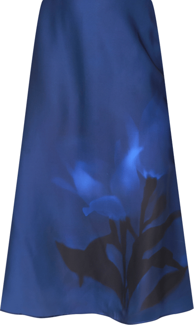 Women's Placement-Print Pull-On Midi Skirt