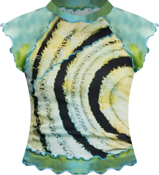 Women's Short-sleeve T-shirt with circles