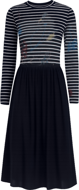 Women's Striped combined dress