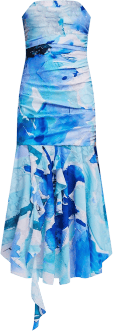 Women's Asymmetric bandeau dress