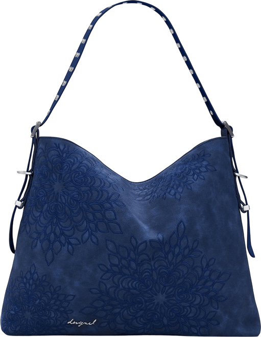 Women's Medium mandala embossed shoulder bag