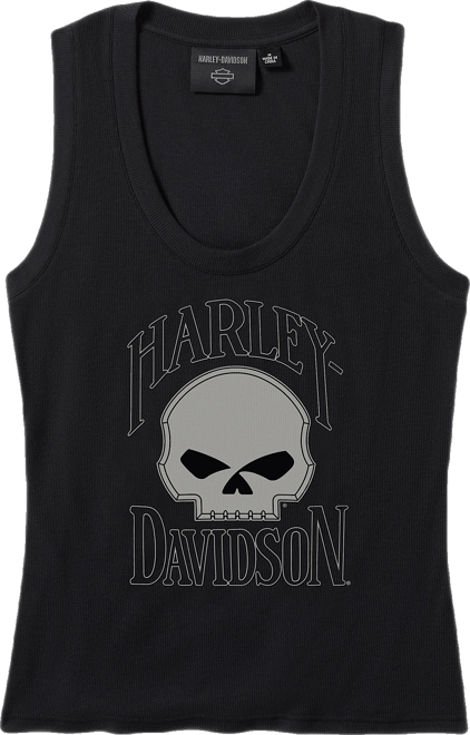 Women's Willie G™ Skull Ribbed Tank | Harley-Davidson USA