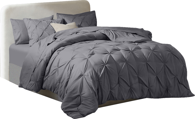 Luxury Soft Pinch Pleat 7-Pc. Comforter Set, Queen
