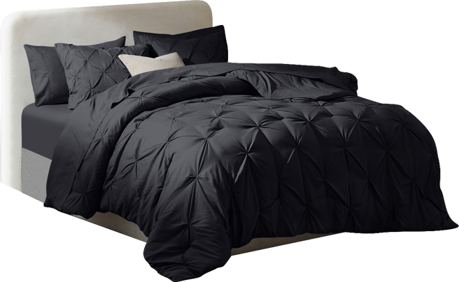 Luxury Soft Pinch Pleat 7-Pc. Comforter Set, Queen