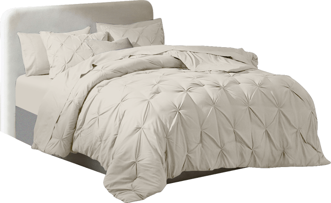 Luxury Soft Pinch Pleat 7-Pc. Comforter Set, California King